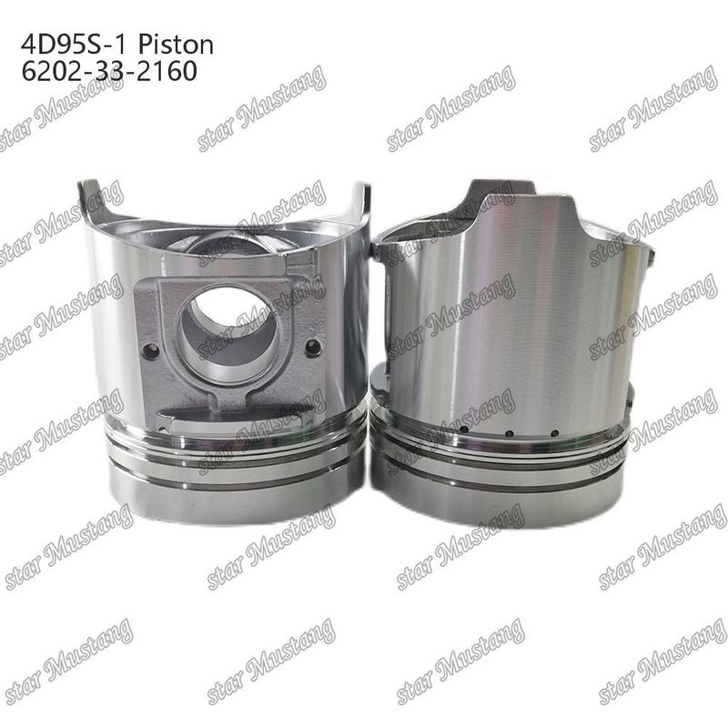 পিস্টন 4D95S-1 104mm উচ্চ বৃত্তাকার নীচে 51mm জ্বলন চেম্বার 6202-33-2160 Kumatsu ইঞ্জিন খুচরা যন্ত্রাংশ জন্য