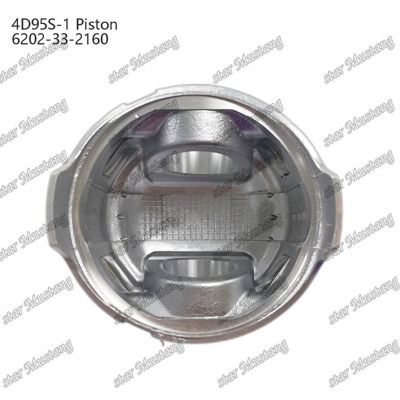 পিস্টন 4D95S-1 104mm উচ্চ বৃত্তাকার নীচে 51mm জ্বলন চেম্বার 6202-33-2160 Kumatsu ইঞ্জিন খুচরা যন্ত্রাংশ জন্য