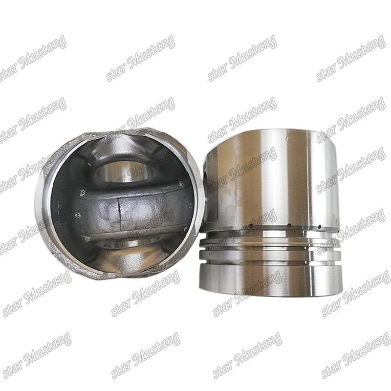পিস্টন 6D105-1 স্কয়ার নীচে 6136-31-2112 6136-31-2010 Kumatsu ইঞ্জিন খুচরা যন্ত্রাংশ জন্য
