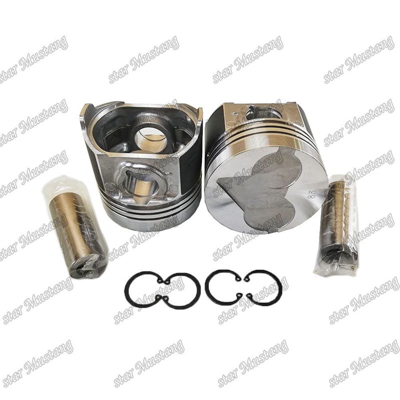 পিস্টন D1503 V2003 ত্রিভুজ নীচে 1G701-21112 1A021-21112 Kubota ইঞ্জিনের জন্য খুচরা যন্ত্রাংশ