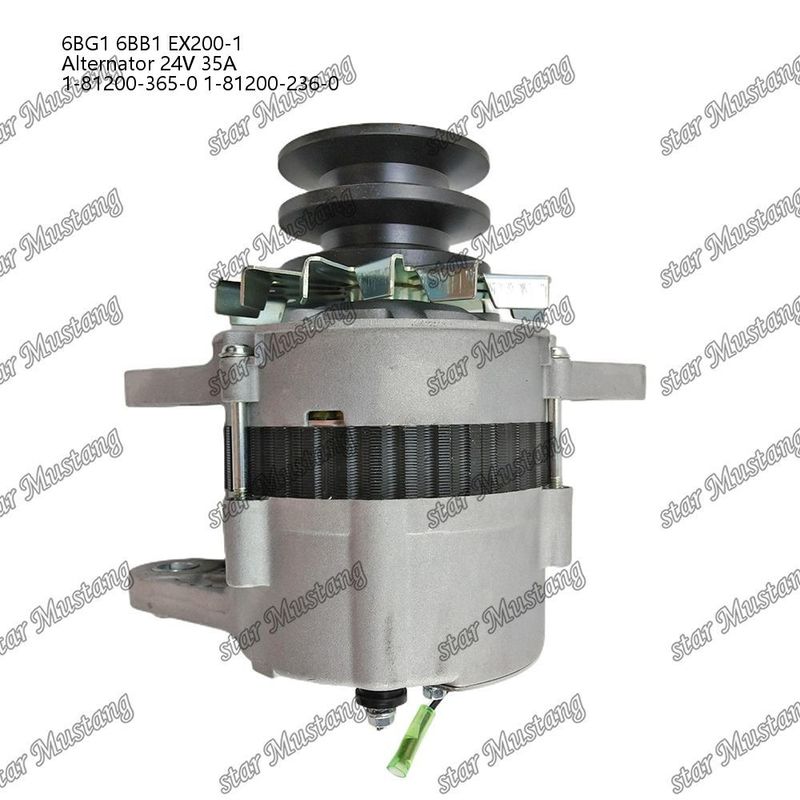 আল্টারনেটর 6BG1 6BB1 EX200-1 24V 35A 1-81200-365-0 1-81200-236-0