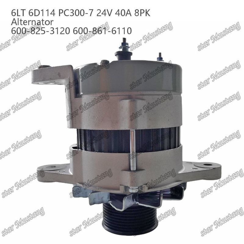 আল্ট্রিনেটর 6LT 6D114 PC300-7 24V 40A 8PK 600-825-3120 600-861-6110