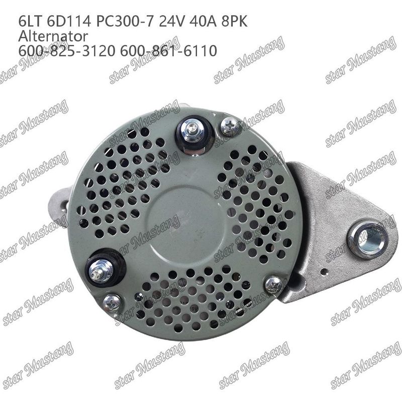 আল্ট্রিনেটর 6LT 6D114 PC300-7 24V 40A 8PK 600-825-3120 600-861-6110