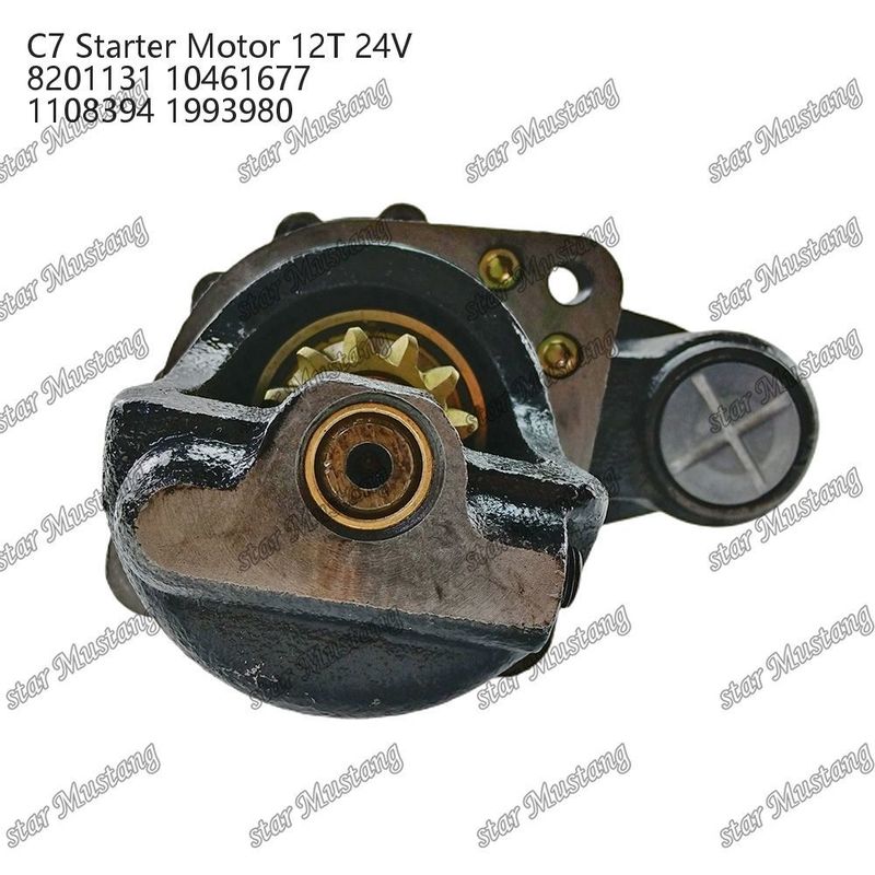 ইঞ্জিন স্টার্টার মোটর C7 12T 24V 8201131 10461677 1108394 1993980 Caterpillar ইঞ্জিনের জন্য খুচরা যন্ত্রাংশ
