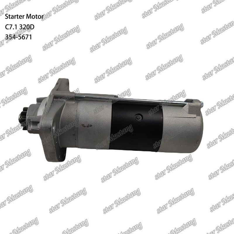ইঞ্জিন স্টার্টার মোটর C7.1 320D 24V 10T 7.5KW 354-5671 Caterpillar ইঞ্জিনের জন্য খুচরা যন্ত্রাংশ