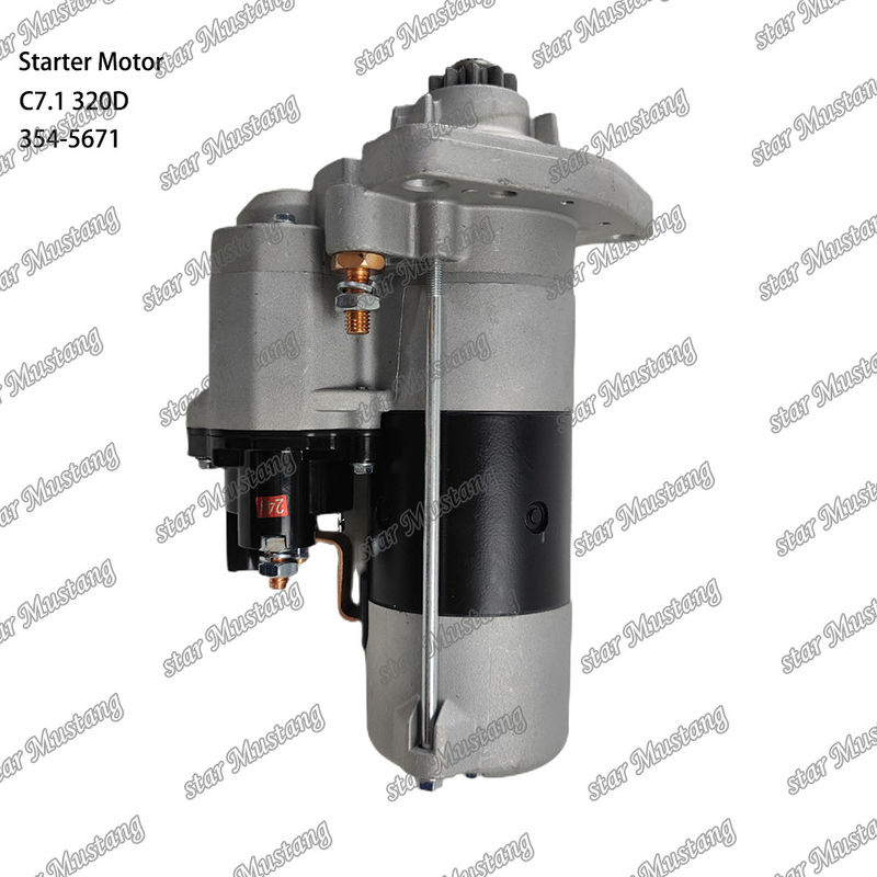 ইঞ্জিন স্টার্টার মোটর C7.1 320D 24V 10T 7.5KW 354-5671 Caterpillar ইঞ্জিনের জন্য খুচরা যন্ত্রাংশ