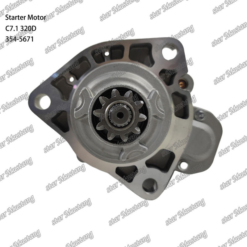 ইঞ্জিন স্টার্টার মোটর C7.1 320D 24V 10T 7.5KW 354-5671 Caterpillar ইঞ্জিনের জন্য খুচরা যন্ত্রাংশ