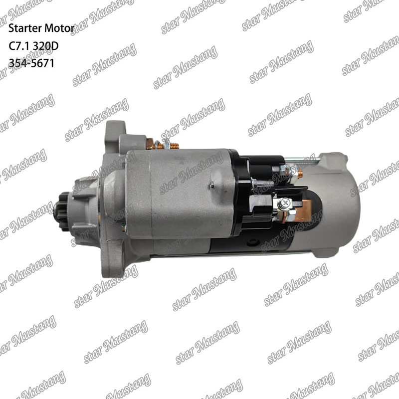 ইঞ্জিন স্টার্টার মোটর C7.1 320D 24V 10T 7.5KW 354-5671 Caterpillar ইঞ্জিনের জন্য খুচরা যন্ত্রাংশ