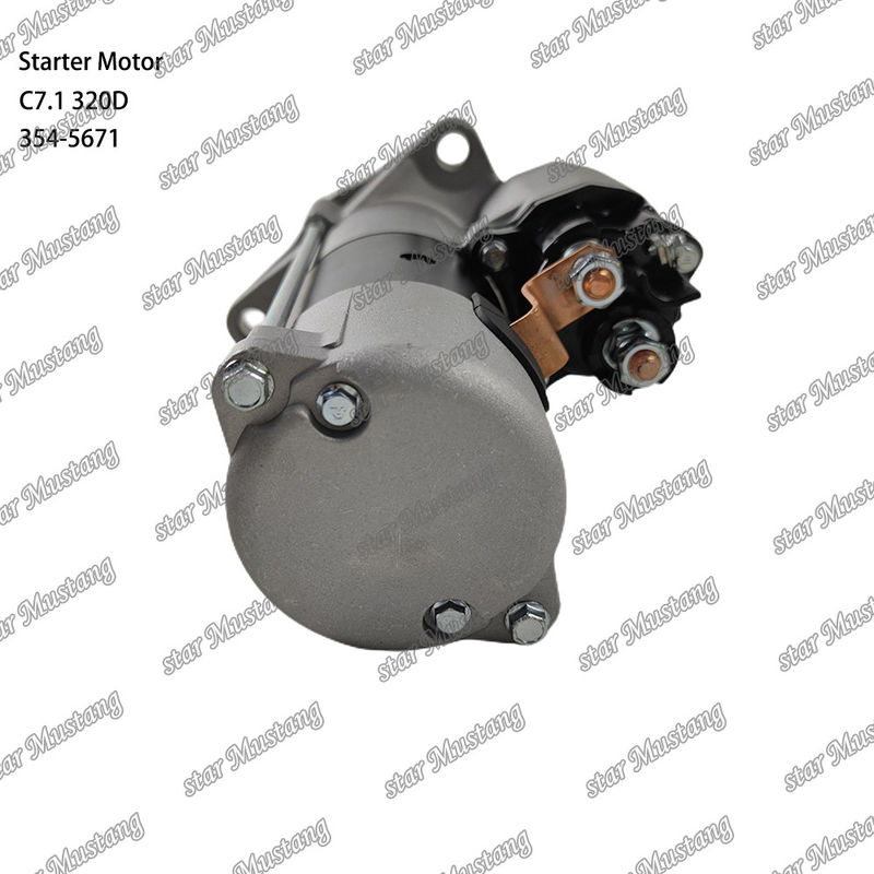 ইঞ্জিন স্টার্টার মোটর C7.1 320D 24V 10T 7.5KW 354-5671 Caterpillar ইঞ্জিনের জন্য খুচরা যন্ত্রাংশ