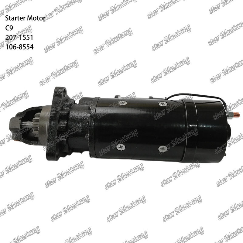 মোটর স্টার্টার মোটর C9 11T 207-1551 106-8554 Caterpillar ইঞ্জিনের জন্য খুচরা যন্ত্রাংশ
