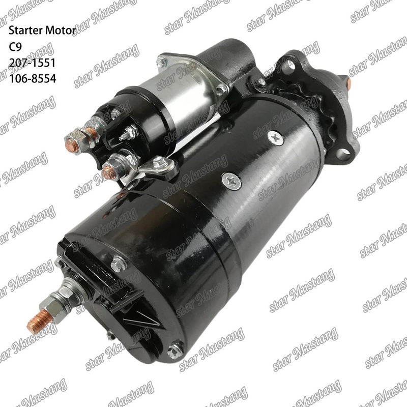মোটর স্টার্টার মোটর C9 11T 207-1551 106-8554 Caterpillar ইঞ্জিনের জন্য খুচরা যন্ত্রাংশ