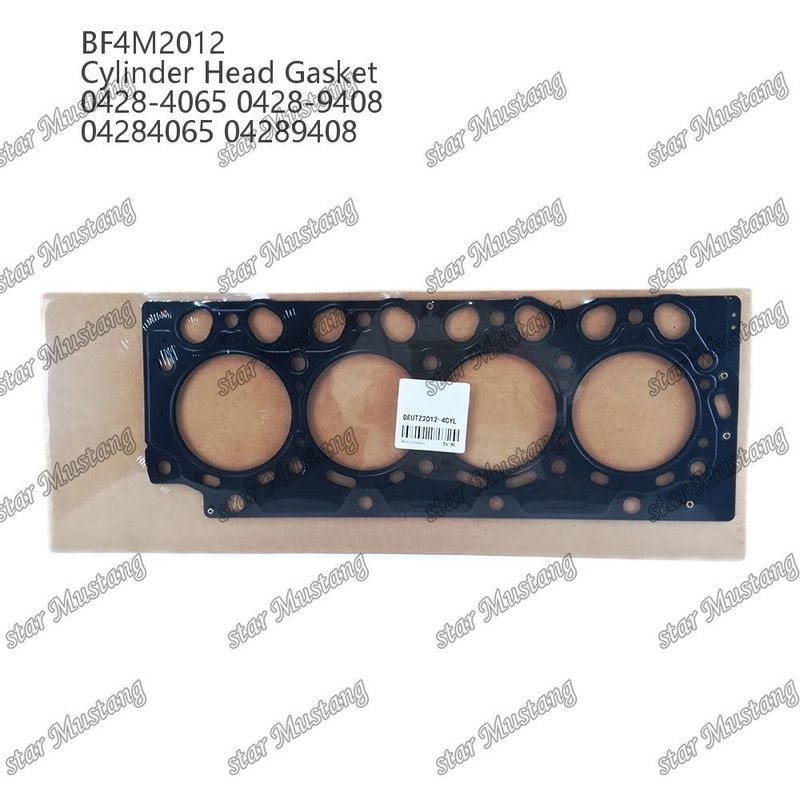 সিলিন্ডার হেড গ্যাসকেট BF4M2012 মেটাল 0428-4065 0428-9408 04284065 04289 ডিউটজ ইঞ্জিনের জন্য খুচরা যন্ত্রাংশ