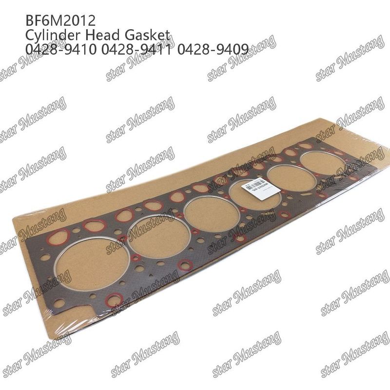 সিলিন্ডার হেড গ্যাসকেট BF6M2012 অ্যাসবেস্ট 0428-9410 0428-9411 0428-9409 ডিউটজ ইঞ্জিনের খুচরা যন্ত্রাংশের জন্য