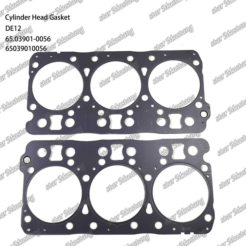 সিলিন্ডার হেড গ্যাসকেট DE12 ধাতু 65.03901-0056 65039010056 Deutz ইঞ্জিনের জন্য খুচরা যন্ত্রাংশ