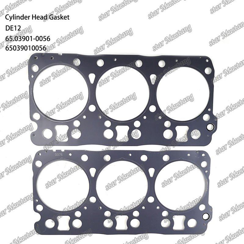 সিলিন্ডার হেড গ্যাসকেট DE12 ধাতু 65.03901-0056 65039010056 Deutz ইঞ্জিনের জন্য খুচরা যন্ত্রাংশ