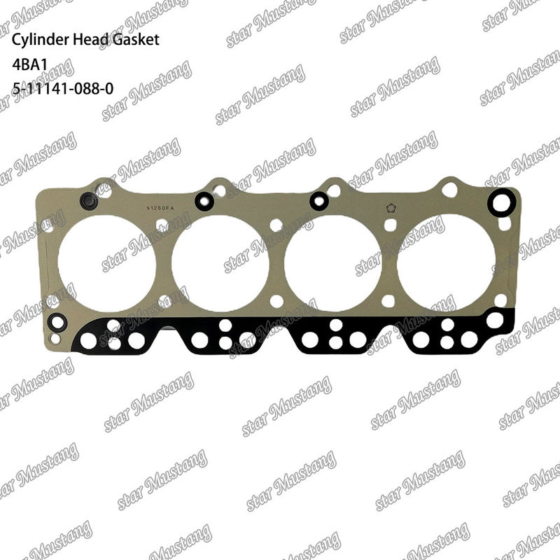 সিলিন্ডার হেড গ্যাসকেট 4BA1 ধাতু 5-11141-088-0 ISUZU ইঞ্জিনের জন্য খুচরা যন্ত্রাংশ