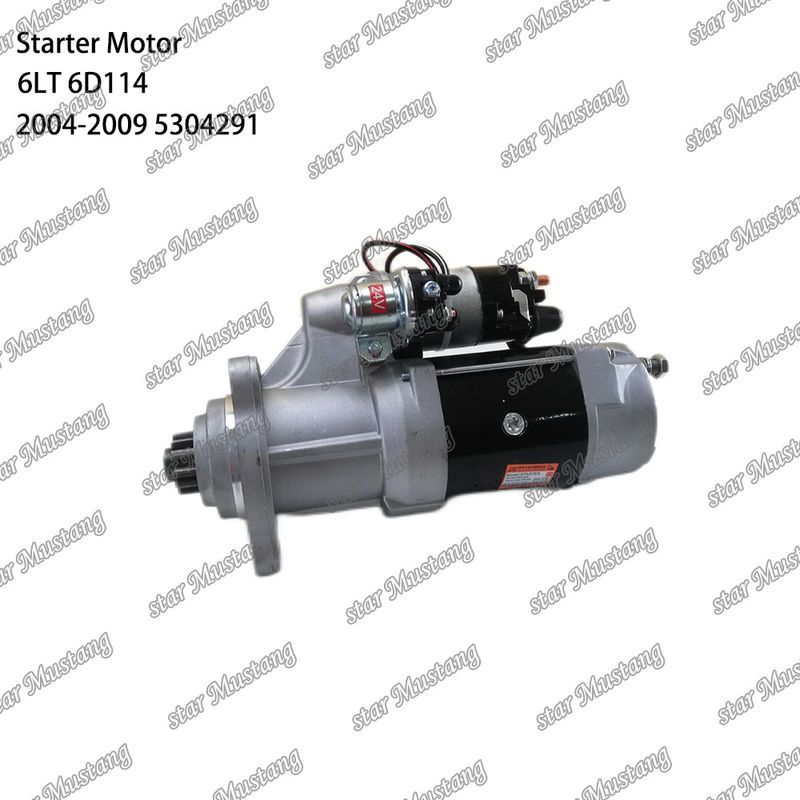 6LT 6D114 PC300-8 ইঞ্জিন স্টার্টার মোটর 24V 12T 8.5KW 2004-2009 02T911023 5256984 5304291 CUMMINS ইঞ্জিন খুচরা যন্ত্রাংশের জন্য