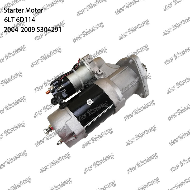 6LT 6D114 PC300-8 ইঞ্জিন স্টার্টার মোটর 24V 12T 8.5KW 2004-2009 02T911023 5256984 5304291 CUMMINS ইঞ্জিন খুচরা যন্ত্রাংশের জন্য