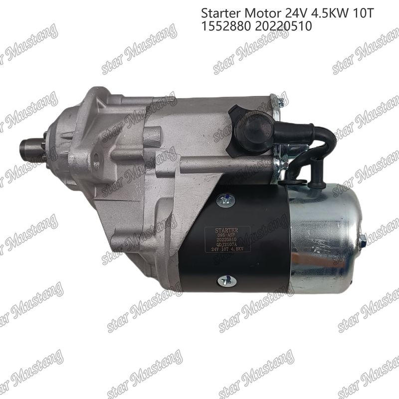 1552880 ইঞ্জিন স্টার্টার মোটর 24V 4.5KW 10T 20220510 CUMMINS ইঞ্জিন খুচরা যন্ত্রাংশের জন্য