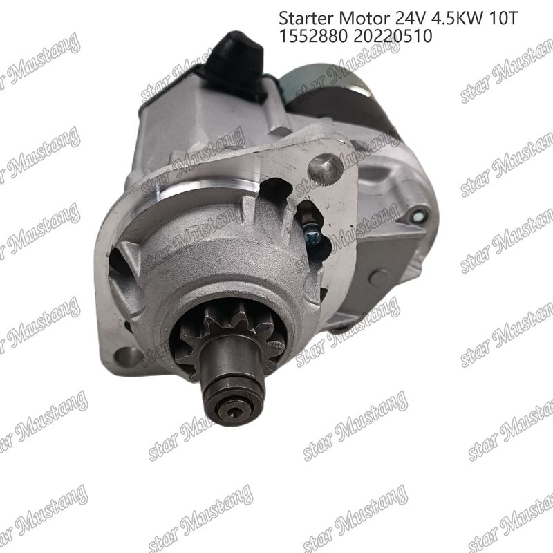 1552880 ইঞ্জিন স্টার্টার মোটর 24V 4.5KW 10T 20220510 CUMMINS ইঞ্জিন খুচরা যন্ত্রাংশের জন্য