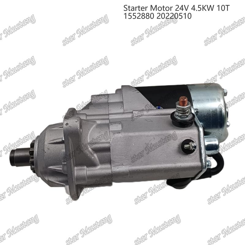 1552880 ইঞ্জিন স্টার্টার মোটর 24V 4.5KW 10T 20220510 CUMMINS ইঞ্জিন খুচরা যন্ত্রাংশের জন্য