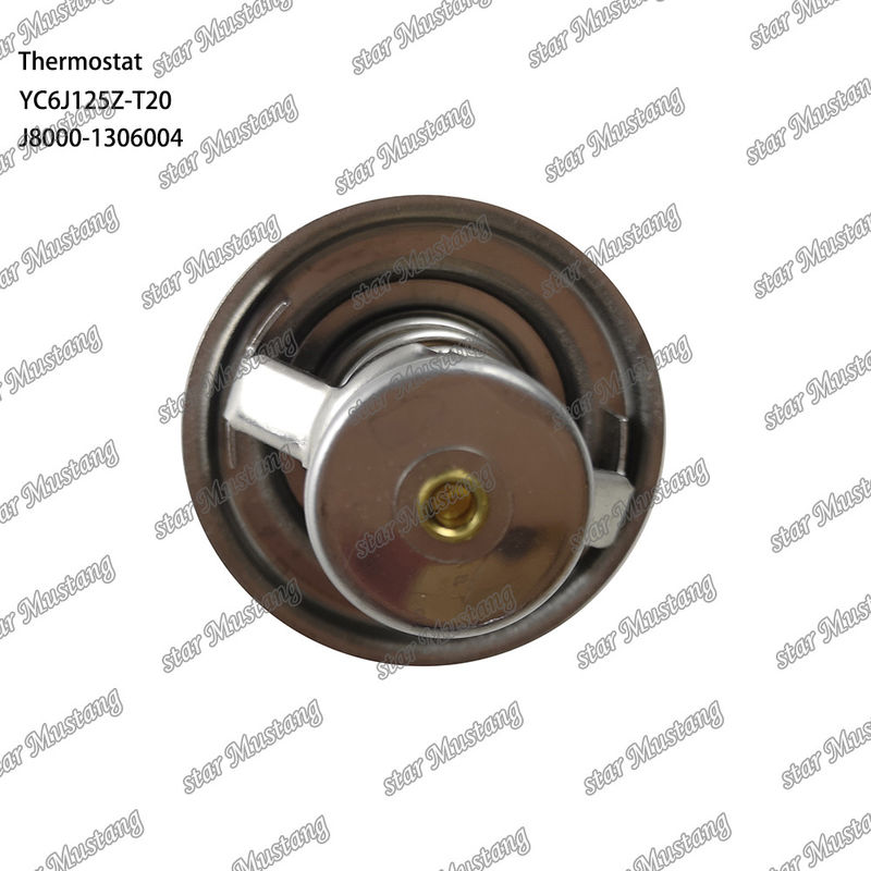 থার্মোস্ট্যাট YC6J125Z-T20 J8000-1306004 75°C ইন্টিগ্রেটেড স্ট্রাকচার সহ ইঞ্জিনের অংশ এবং 6 মাস