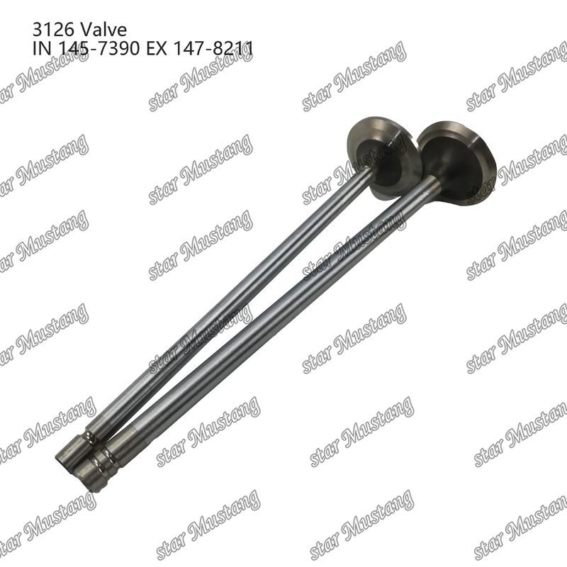 ভ্যালভ 3126 ইনলেট 145-7390 এক্সজোস্ট 147-8211 Caterpillar ইঞ্জিনের খুচরা যন্ত্রাংশের জন্য উপযুক্ত