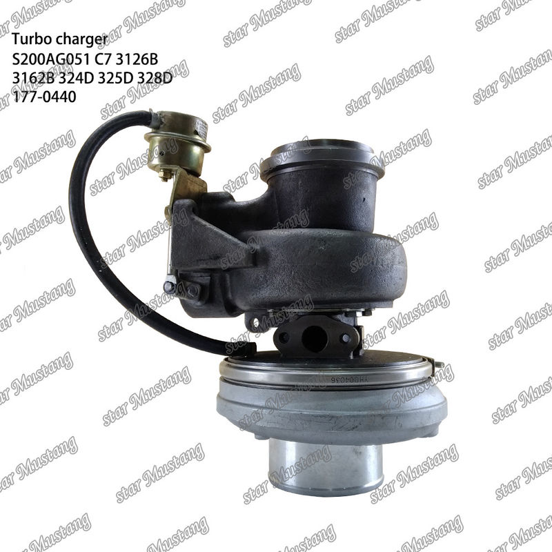 টার্বোচার্জার S200AG051 C7 3126B 3162B 324D 325D 328D 177-0440 ইন্টিগ্রেটেড স্ট্রাকচার সহ ইঞ্জিনের অংশ এবং 6 মাস