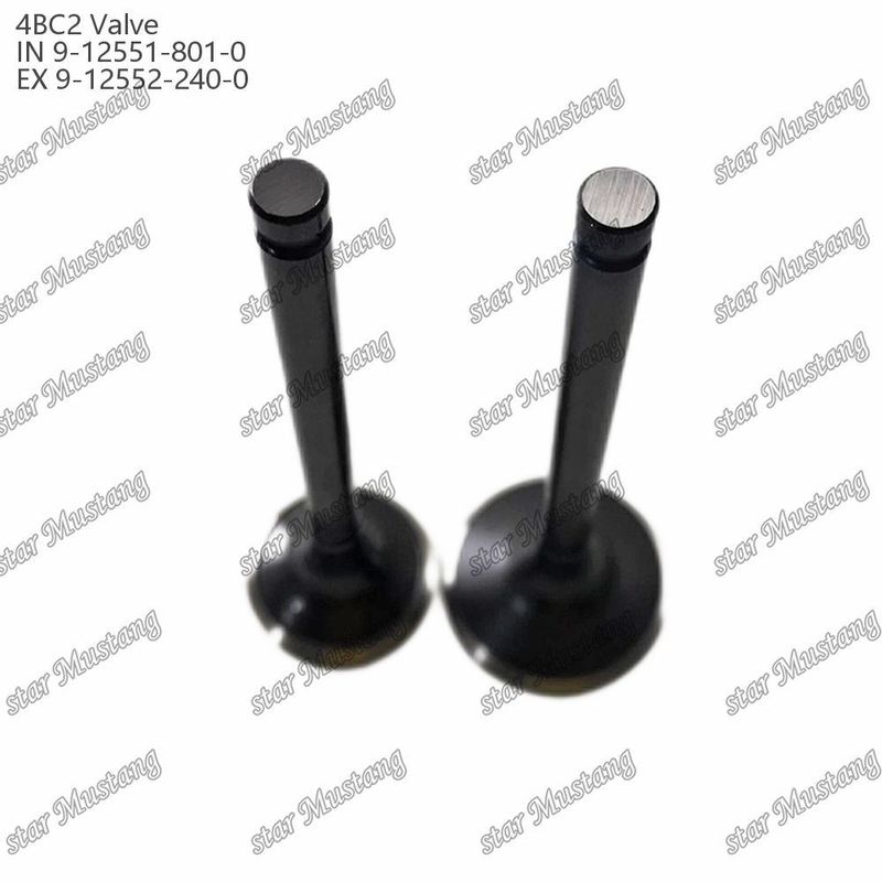 ভ্যালভ 4BC2 9-12551-801-0 9-12552-240-0 ইসুজু ইঞ্জিনের জন্য উপযুক্ত