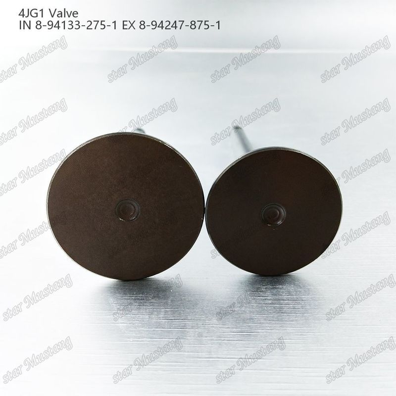 ভ্যালভ 4JG1 IN 8-94133-275-1 EX 8-94247-875-1 ইসুজু ইঞ্জিনের খুচরা যন্ত্রাংশের জন্য