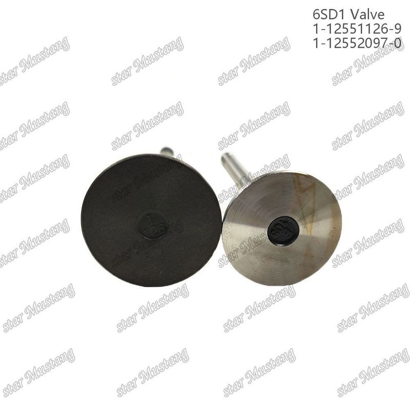 ভ্যালভ 6SD1 1-12551126-9 1-12552097-0 ইসুজু ইঞ্জিনের খুচরা যন্ত্রাংশের জন্য উপযুক্ত