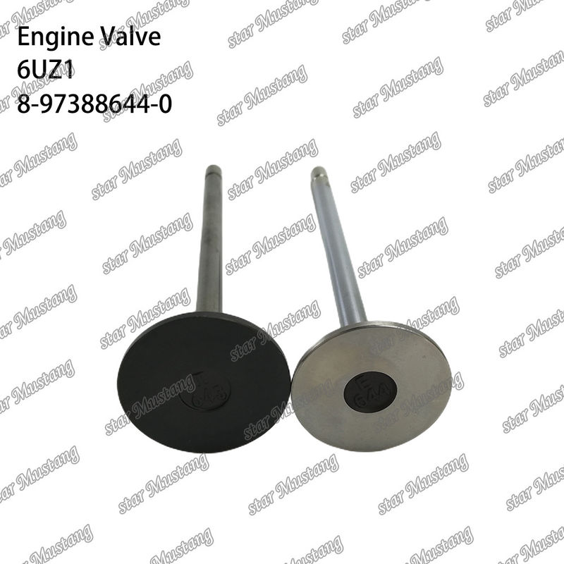 6UZ1 8-97388644-0 8-97388643-0 ভালভ ইসুজু ইঞ্জিনের খুচরা যন্ত্রাংশের জন্য উপযুক্ত