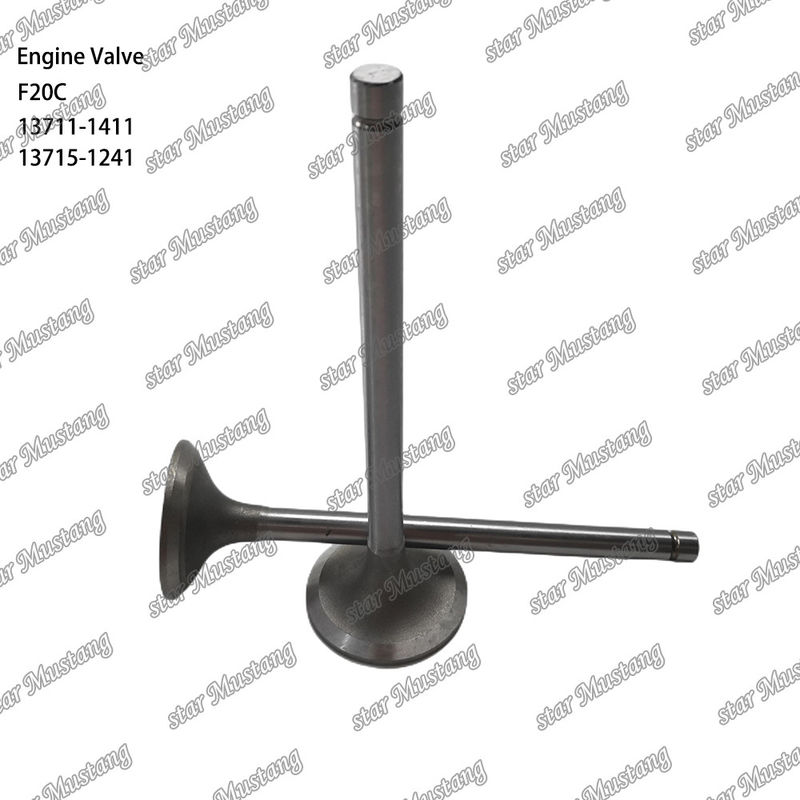 ইঞ্জিন ভালভ F20C 13711-1411 13715-1241 Hino ইঞ্জিন খুচরা যন্ত্রাংশ জন্য উপযুক্ত