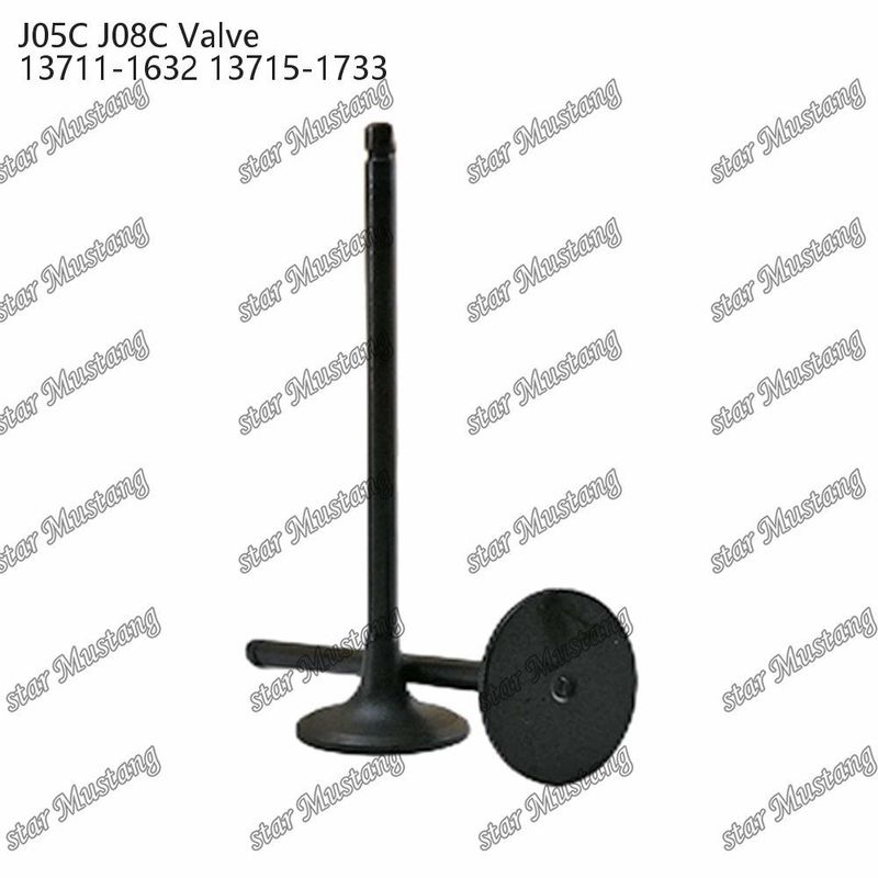 ভালভ J05C J08C 13711-1632 13715-1733 হিনো ইঞ্জিনের খুচরা যন্ত্রাংশের জন্য উপযুক্ত
