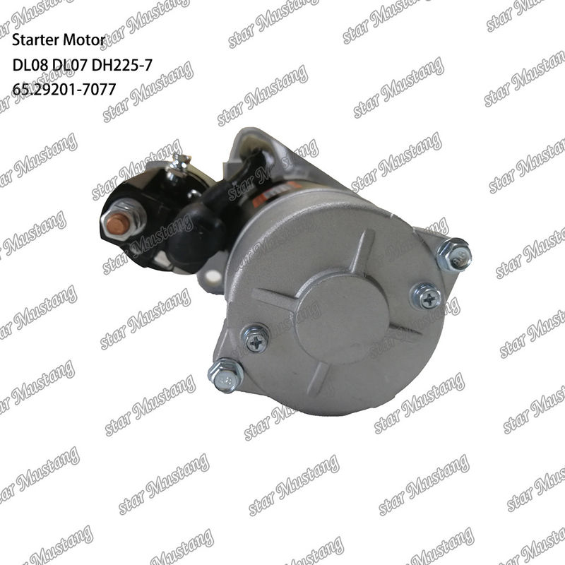 DL08 DL07 DH225-7 ইঞ্জিন স্টার্টার মোটর 24V 11T 5.5KW 65.29201-7077 DOOSAN DAEWOO ইঞ্জিন খুচরা যন্ত্রাংশের জন্য
