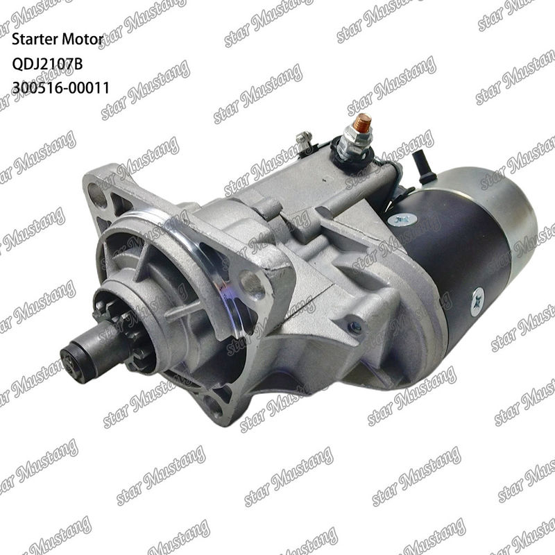 QDJ2107B ইঞ্জিন স্টার্টার মোটর 300516-00011 24V 11T 4.5KW জন্য DOOSAN DAEWOO ইঞ্জিন খুচরা যন্ত্রাংশ