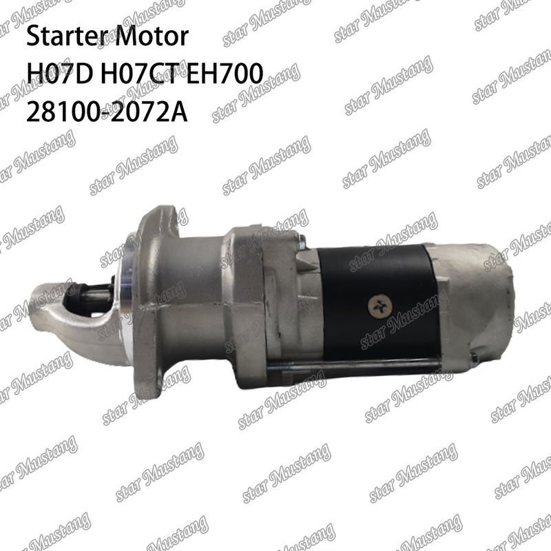 H07D H07CT EH700 EX220-5 ইঞ্জিন স্টার্টার মোটর 24V 11T 5.5KW 28100-2072A 28100-1443A 28100-2271 HINO ইঞ্জিনের খুচরা যন্ত্রাংশের জন্য