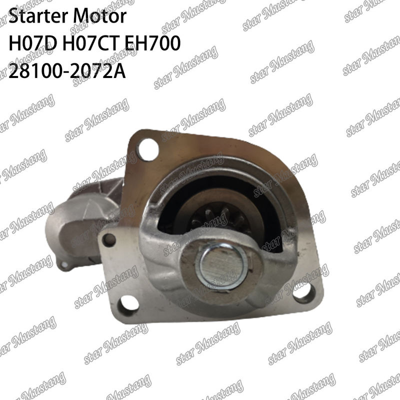 H07D H07CT EH700 EX220-5 ইঞ্জিন স্টার্টার মোটর 24V 11T 5.5KW 28100-2072A 28100-1443A 28100-2271 HINO ইঞ্জিনের খুচরা যন্ত্রাংশের জন্য