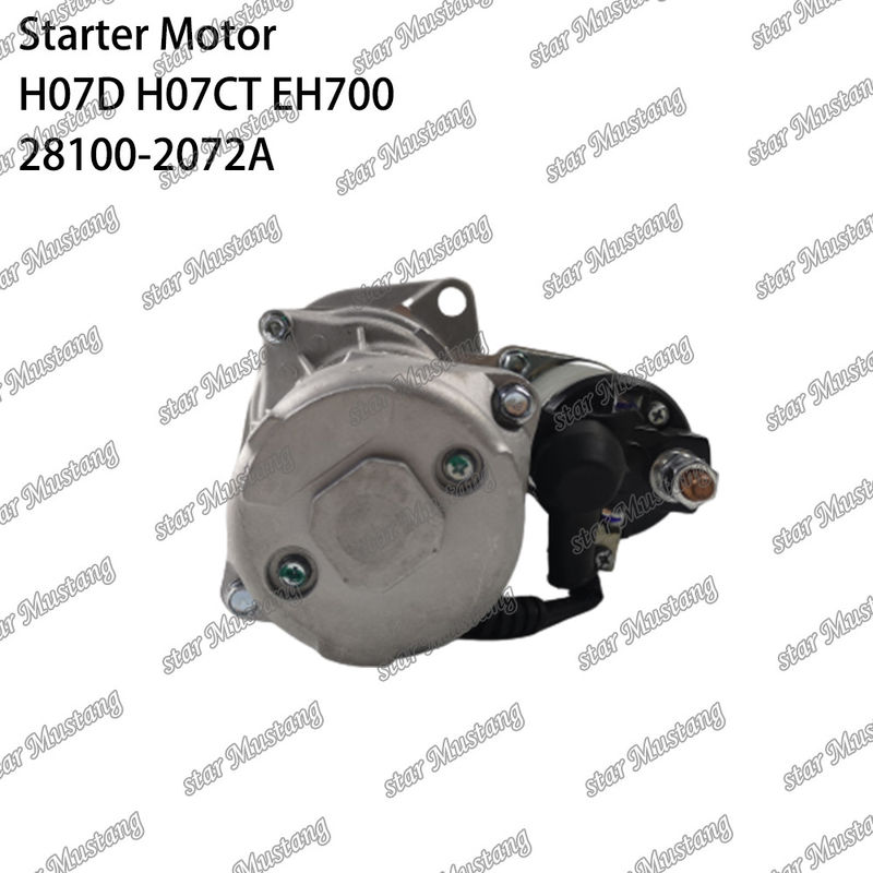H07D H07CT EH700 EX220-5 ইঞ্জিন স্টার্টার মোটর 24V 11T 5.5KW 28100-2072A 28100-1443A 28100-2271 HINO ইঞ্জিনের খুচরা যন্ত্রাংশের জন্য