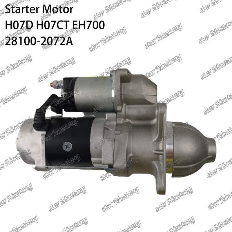 H07D H07CT EH700 EX220-5 ইঞ্জিন স্টার্টার মোটর 24V 11T 5.5KW 28100-2072A 28100-1443A 28100-2271 HINO ইঞ্জিনের খুচরা যন্ত্রাংশের জন্য