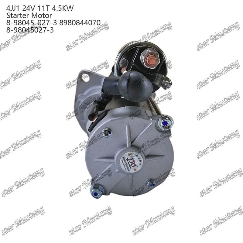 4JJ1 ইঞ্জিন স্টার্টার মোটর 24V 11T 4.5KW 8-98045-027-3 8980844070 8-98045027-3 ISUZU ইঞ্জিন খুচরা যন্ত্রাংশের জন্য