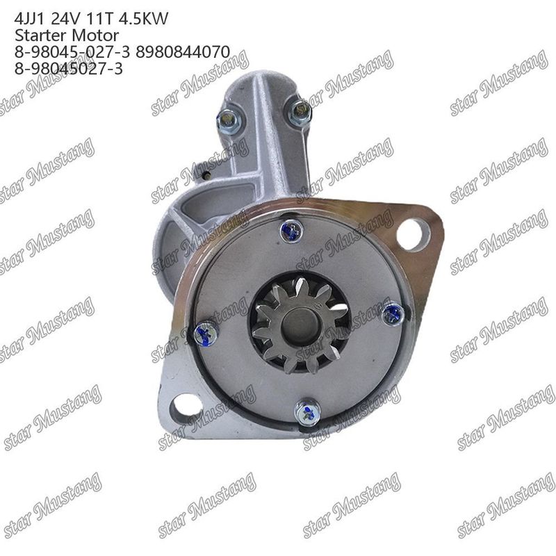 4JJ1 ইঞ্জিন স্টার্টার মোটর 24V 11T 4.5KW 8-98045-027-3 8980844070 8-98045027-3 ISUZU ইঞ্জিন খুচরা যন্ত্রাংশের জন্য