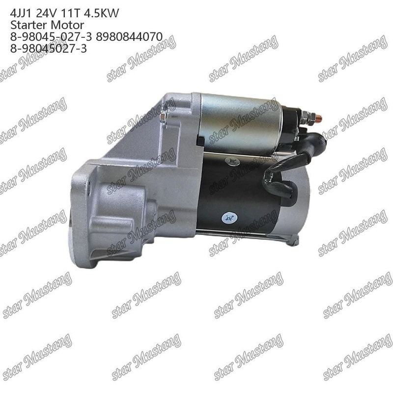 4JJ1 ইঞ্জিন স্টার্টার মোটর 24V 11T 4.5KW 8-98045-027-3 8980844070 8-98045027-3 ISUZU ইঞ্জিন খুচরা যন্ত্রাংশের জন্য