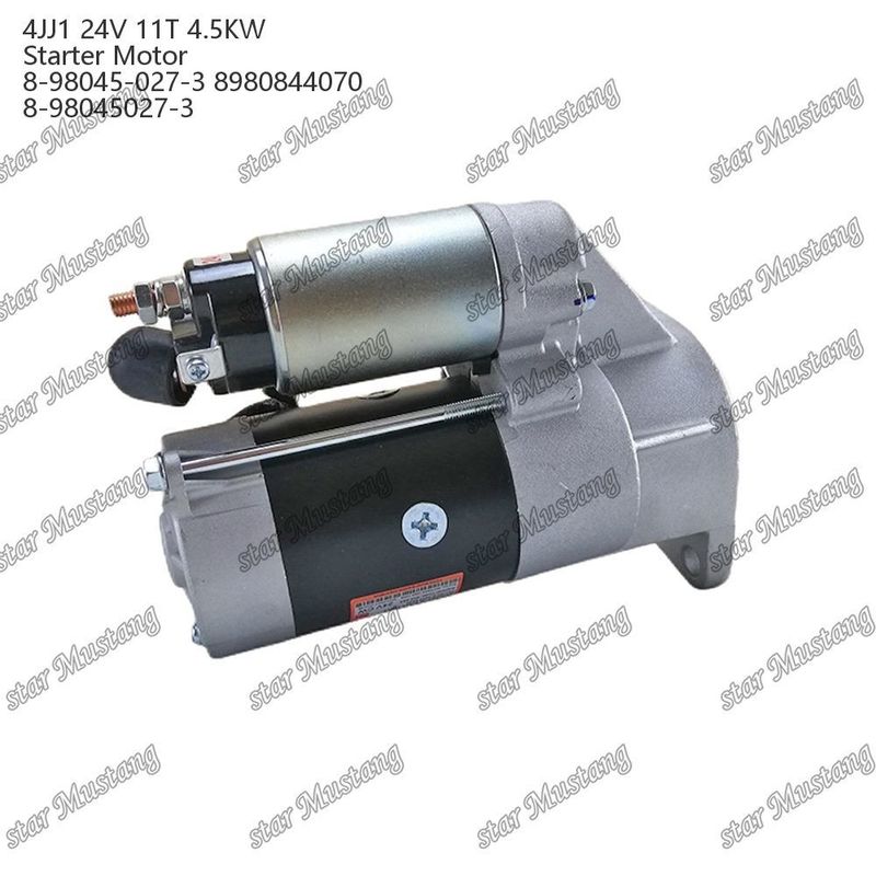 4JJ1 ইঞ্জিন স্টার্টার মোটর 24V 11T 4.5KW 8-98045-027-3 8980844070 8-98045027-3 ISUZU ইঞ্জিন খুচরা যন্ত্রাংশের জন্য