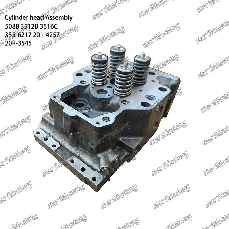 সিলিন্ডার হেড অ্যাসেম্বলি 508B 3512B 3516C 335-6217 201-4257 20R-3545 Caterpillar ইঞ্জিনের জন্য খুচরা যন্ত্রাংশ ডিজেল ইঞ্জিনের প্রকার