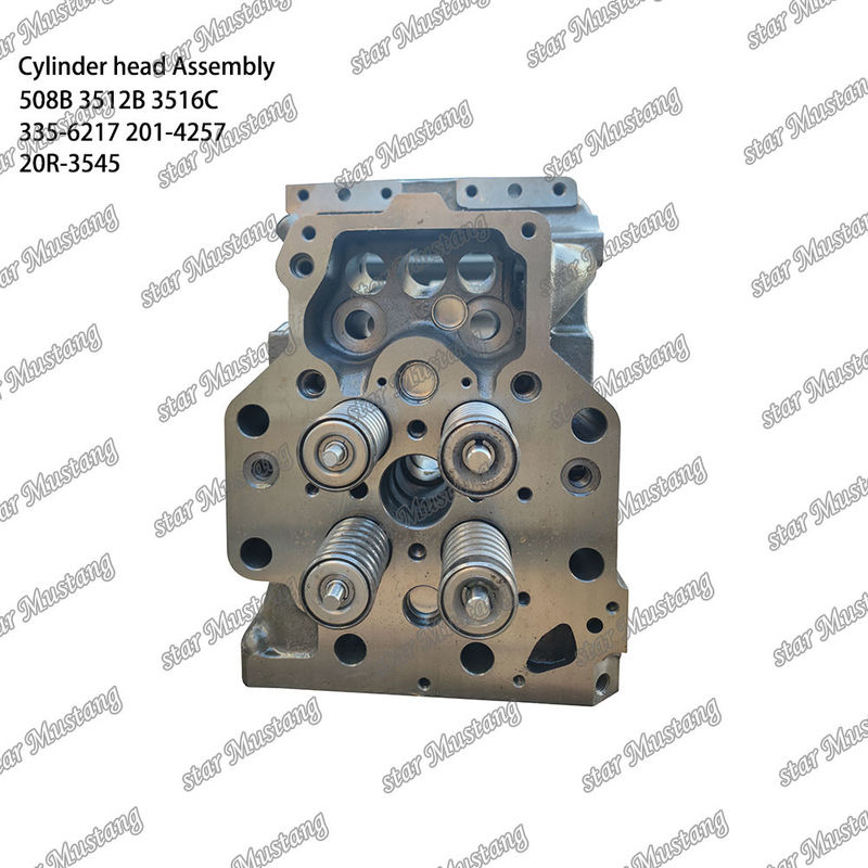 সিলিন্ডার হেড অ্যাসেম্বলি 508B 3512B 3516C 335-6217 201-4257 20R-3545 Caterpillar ইঞ্জিনের জন্য খুচরা যন্ত্রাংশ ডিজেল ইঞ্জিনের প্রকার