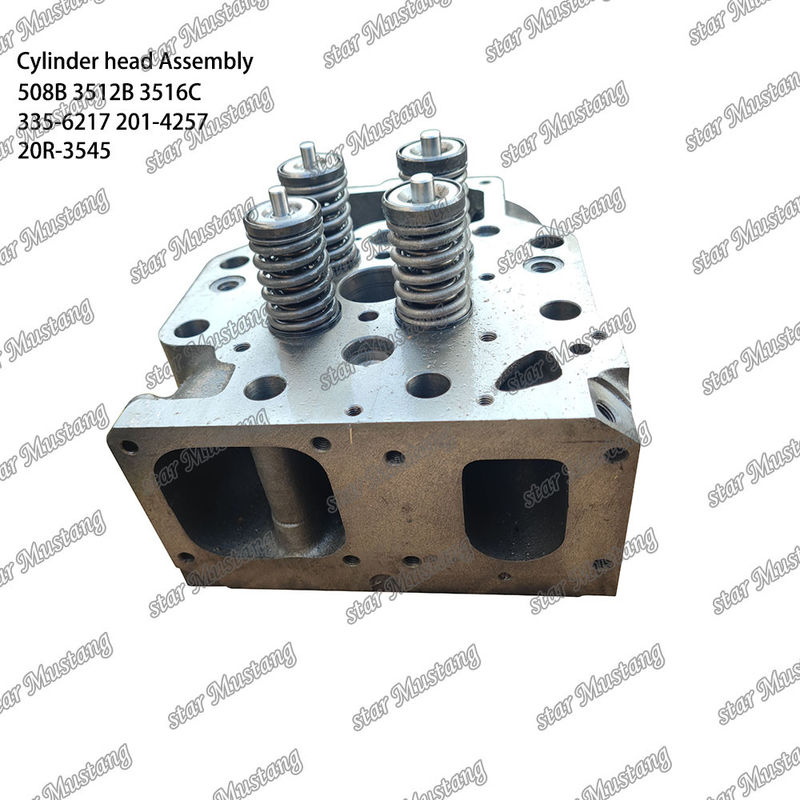 সিলিন্ডার হেড অ্যাসেম্বলি 508B 3512B 3516C 335-6217 201-4257 20R-3545 Caterpillar ইঞ্জিনের জন্য খুচরা যন্ত্রাংশ ডিজেল ইঞ্জিনের প্রকার