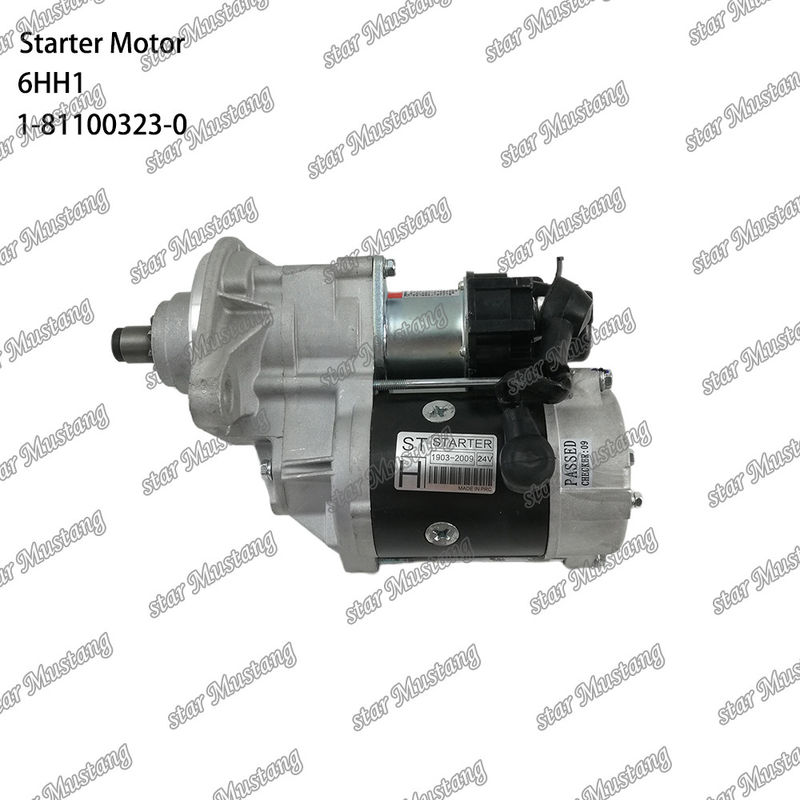 পরিস্থিতি 6HH1 ইঞ্জিন স্টার্টার মোটর 11T 24V 5.0KW 1-81100323-0 1-81100307-0 ISUZU ইঞ্জিন খুচরা যন্ত্রাংশের জন্য