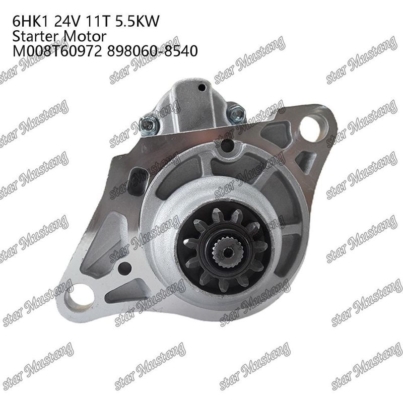 6HK1 ইঞ্জিন স্টার্টার মোটর 24V 11T 5.5KW M008T60972 898060-8540 ISUZU ইঞ্জিন খুচরা যন্ত্রাংশের জন্য