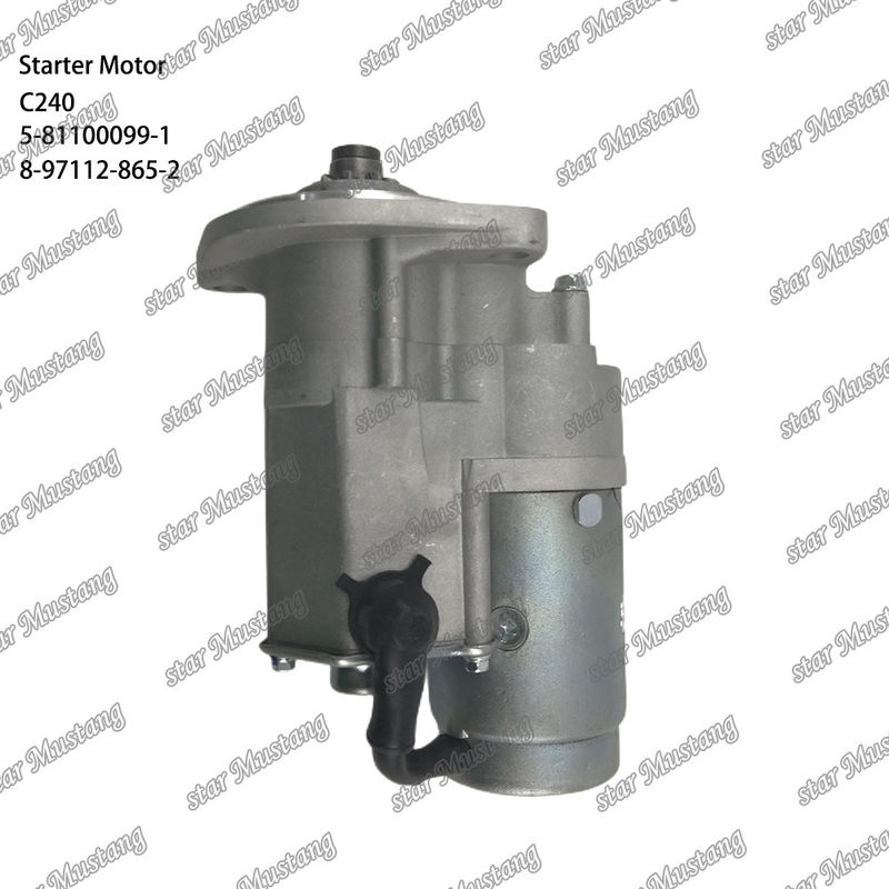 C240 ইঞ্জিন স্টার্টার মোটর 9T 12V 5-81100099-1 8-97112-865-2 ISUZU ইঞ্জিন খুচরা যন্ত্রাংশের জন্য